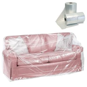 Pack of 120 General Furniture Covers on Roll 28 x 17 x 132. Clear Plastic Bags 28x17x132. Great for Home Furniture Care. 1 mil Ultra Thin Design.
