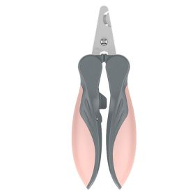 Pet nail clippers (Color: Pink)