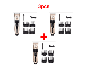 Pet Teddy Cat Shaving Hair Professional Hair Clipper (Option: Style A 3pcs)