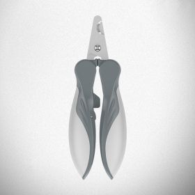 Pet nail clippers (Color: Grey)