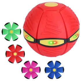 4 Pack Flying Saucer Ball Electric Colorful Flying Toy UFO Ball With LED Lights For Pet Children Outdoor Toy (Option: Multicolor)