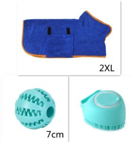 Silicone Bath Massage Gloves Brush Pet Cat Bathroom Cleaning Tool Comb Brush For Dog Can Pour Shampoo Dog Grooming Supplies (Option: Set1-Heartshaped)