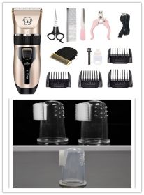 Pet Teddy Cat Shaving Hair Professional Hair Clipper (Option: Style D white 3pcs)