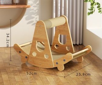 Creative Sisal Mat That Won't Shed Crumbs Cat Scratch Board (Option: Scratch Resistant-Grab Column Type)